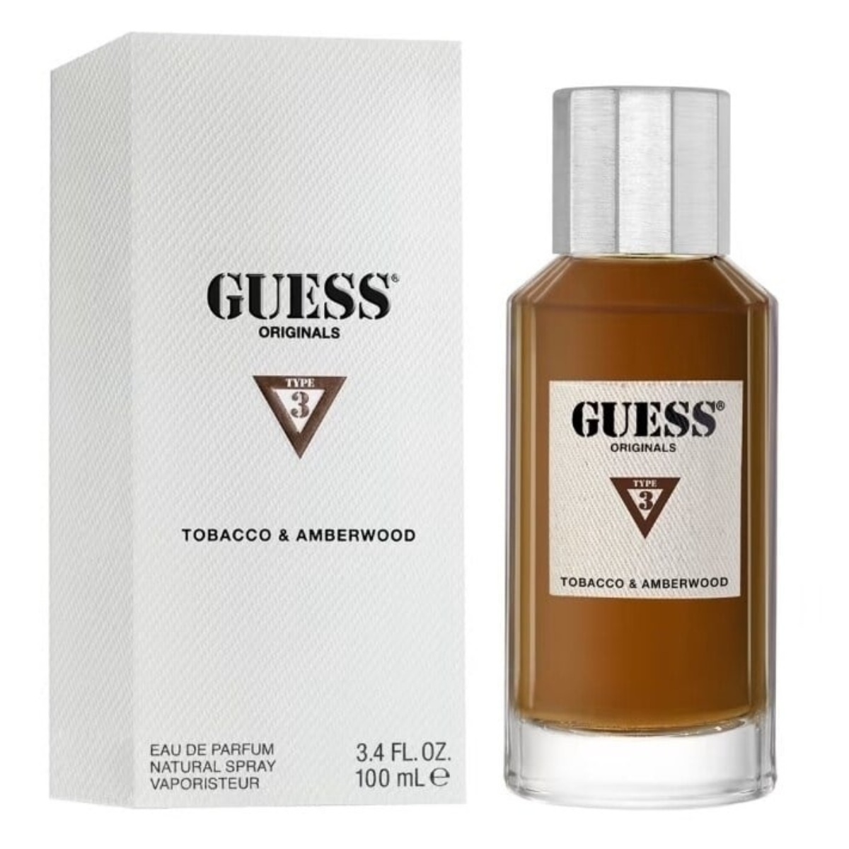 Foto 1 | Perfume Guess Type 3: Tobacco & Amberwood 100 ml Unisex