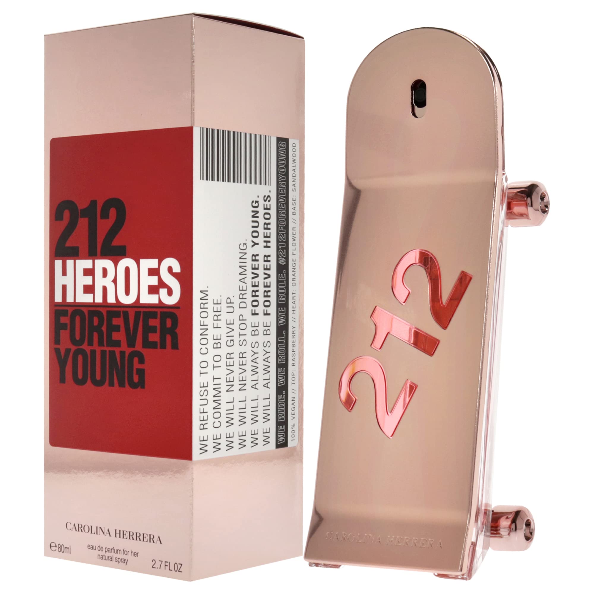 Foto 4 | Perfume Carolina Herrera 212 Heroes Forever Young Eau de Parfum 80 ml para Mujer - Venta Internacional