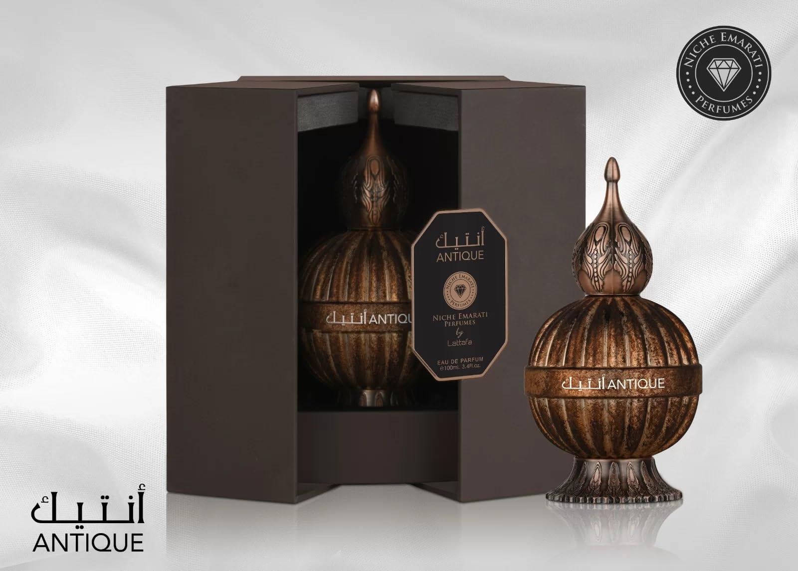 Foto 4 pulgar | Perfume Lattafa Niche Emarati Antique Edp 100 ml para Mujer-Venta Internacional