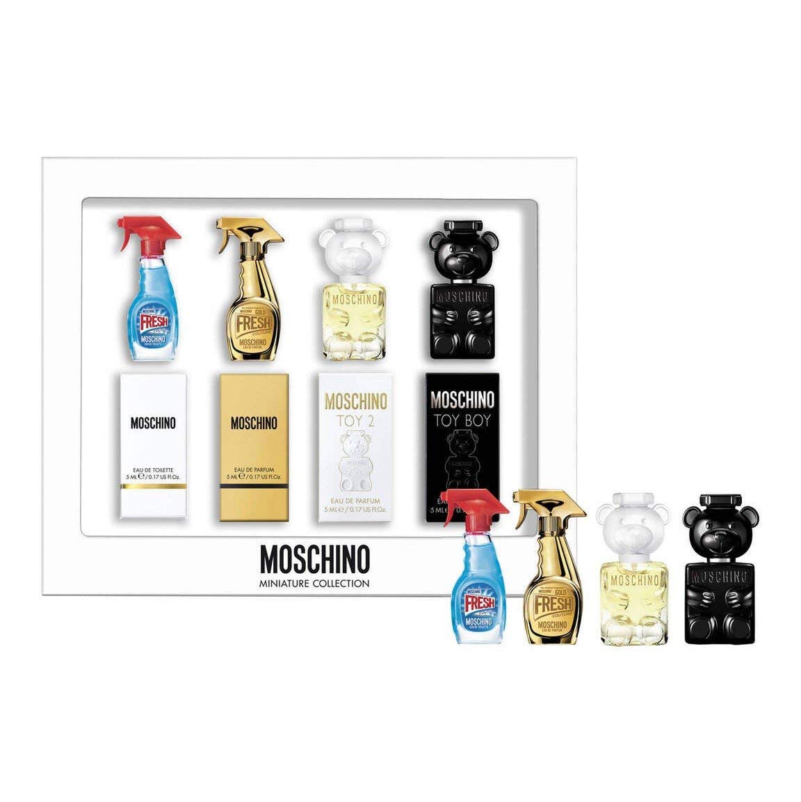 Foto 2 pulgar | Set De Regalo De Perfume Moschino Toy Boy/toy 2/fresh Gold/fresh 5 Ml - Venta Internacional.