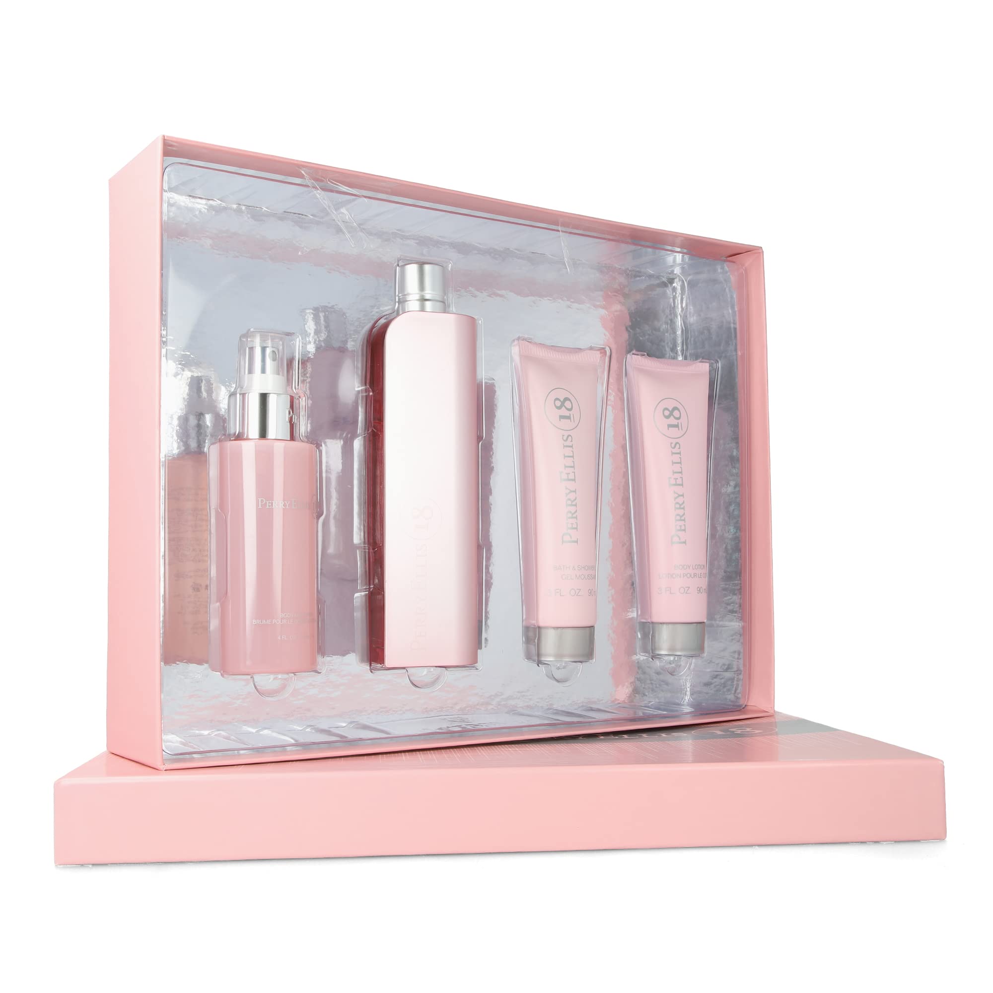 Foto 2 | Perfume Perry Ellis 18 Women Edp 100 Ml con Loción Corporal 90 Ml - Venta Internacional