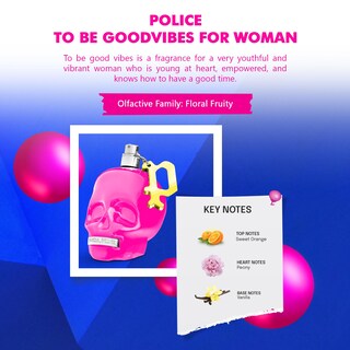 Foto 4 | Perfume Police To Be Good Vibes Edt 125 Ml Para Mujer - Venta Internacional.