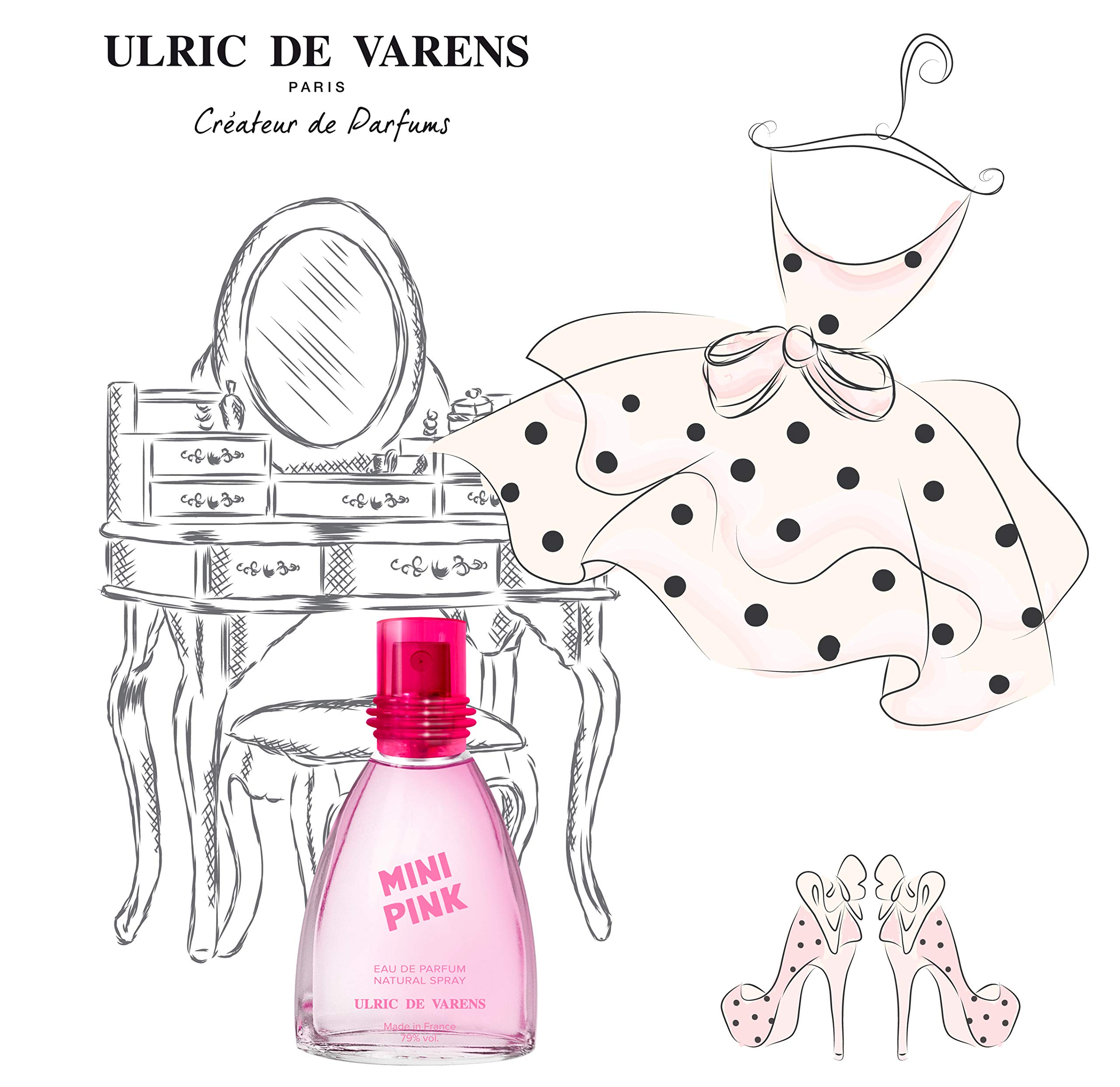 Foto 4 pulgar | Perfume Ulric De Varens Mini Eau De Perfume 25 Ml (mini Pink) - Venta Internacional.