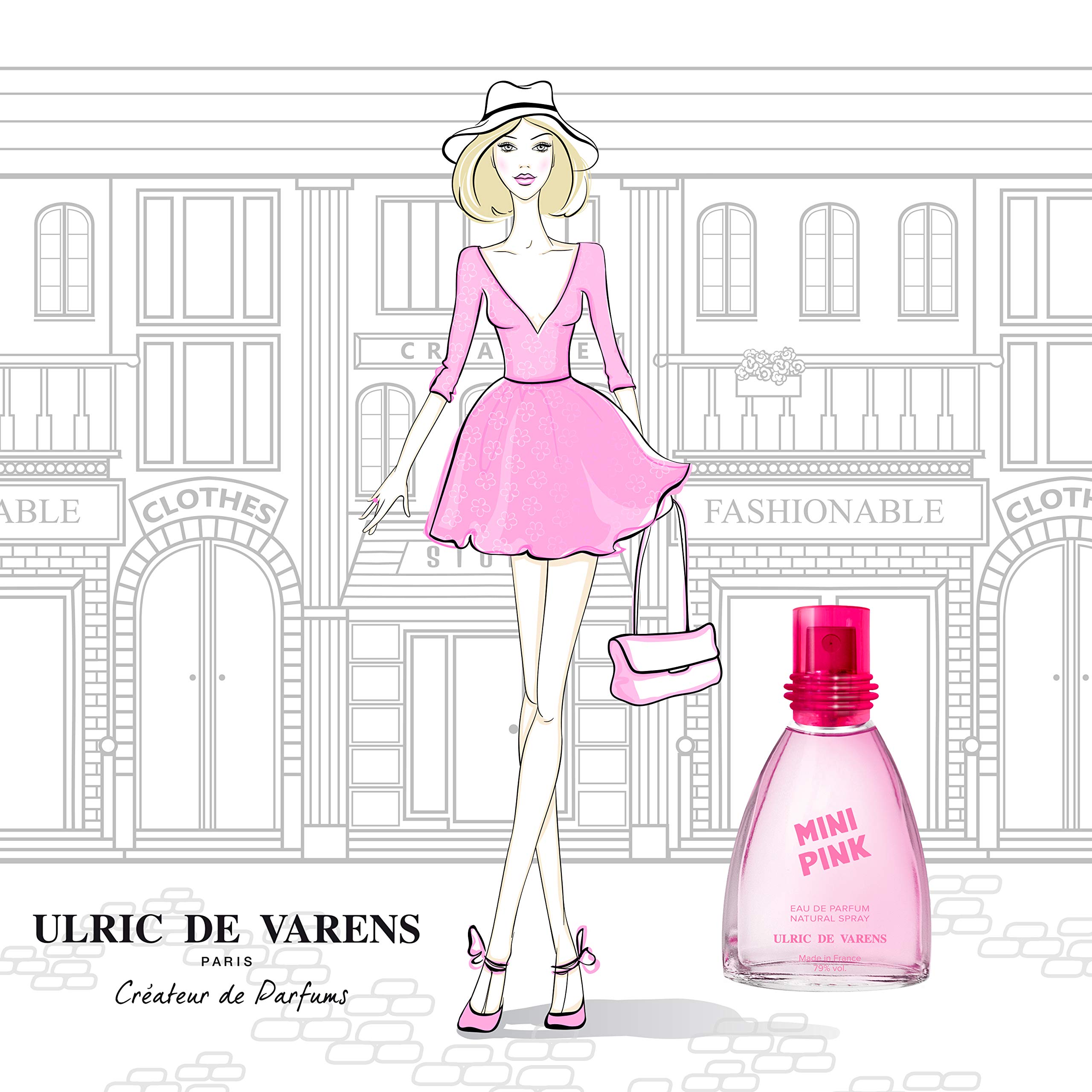 Foto 7 pulgar | Perfume Ulric De Varens Mini Eau De Perfume 25 Ml (mini Pink) - Venta Internacional.
