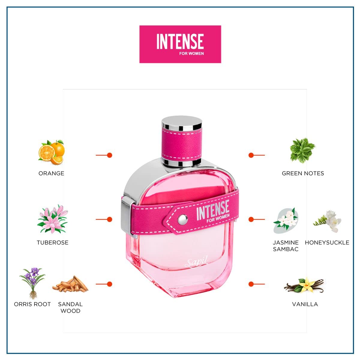 Foto 4 pulgar | Perfume Sapil Intense Para Mujer Edp 100 Ml - Venta Internacional.