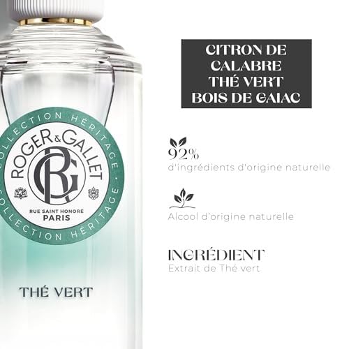 Foto 8 pulgar | Spray Corporal De Agua Aromática Roger & Gallet Thé Vert 100 Ml Para Mujer - Venta Internacional.