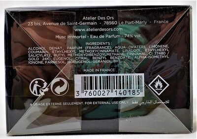 Foto 3 | Perfume Atelier Des Ors Musc Immortel, Perfume, 100 Ml - Venta Internacional.
