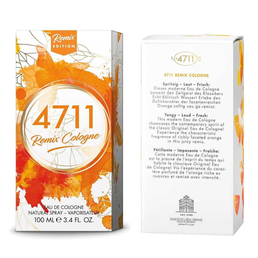 Foto 7 pulgar | Perfume 4711 Remix Cologne Orange Edc 100 Ml Para Mujer - Venta Internacional.