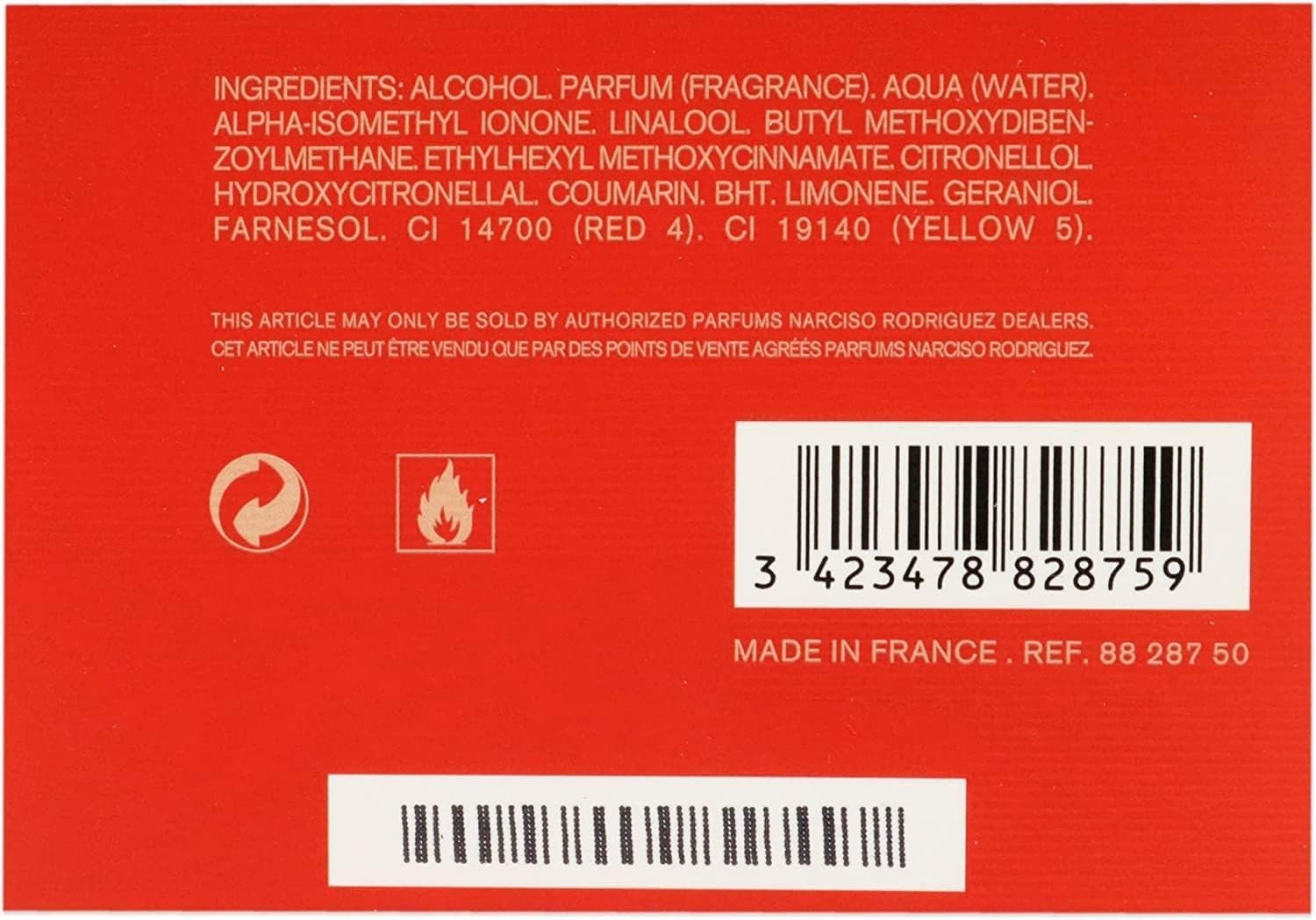 Foto 3 pulgar | Perfume Narciso Rodriguez Narciso Rouge Edt 90 Ml Para Mujer - Venta Internacional.