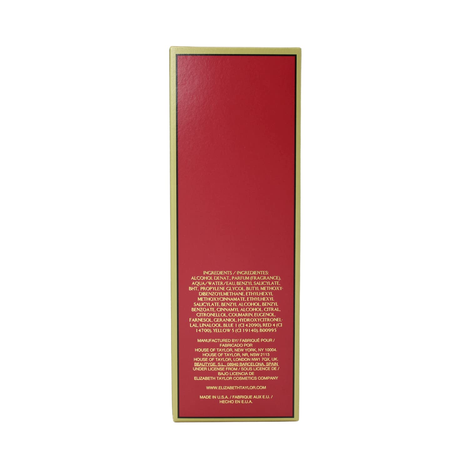 Foto 3 pulgar | Perfume Elizabeth Taylor Diamonds & Rubies Edt 100 Ml Para Mujer - Venta Internacional.
