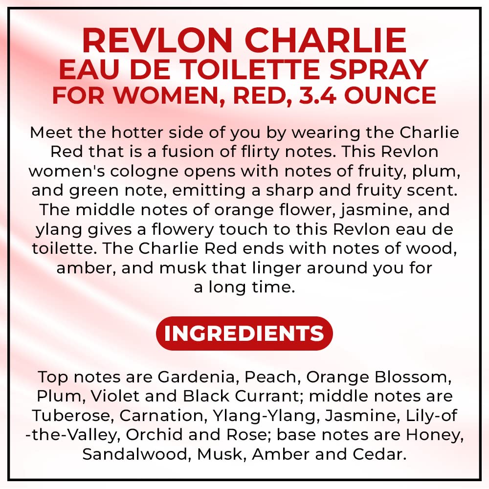 Foto 8 pulgar | Perfume Revlon Charlie Eau de Toilette 100 ml para Mujer - Venta Internacional