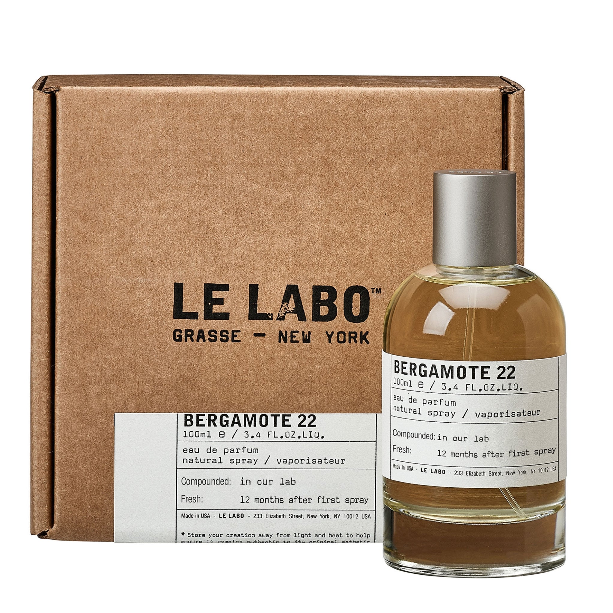 Perfume Unisex Le Labo Bergamote 22 100ml Edp $6,700