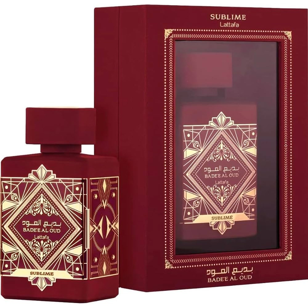 Perfume Lattafa Bade'e Al Oud Sublime Woody Aromático Unisex - Venta Internacional.