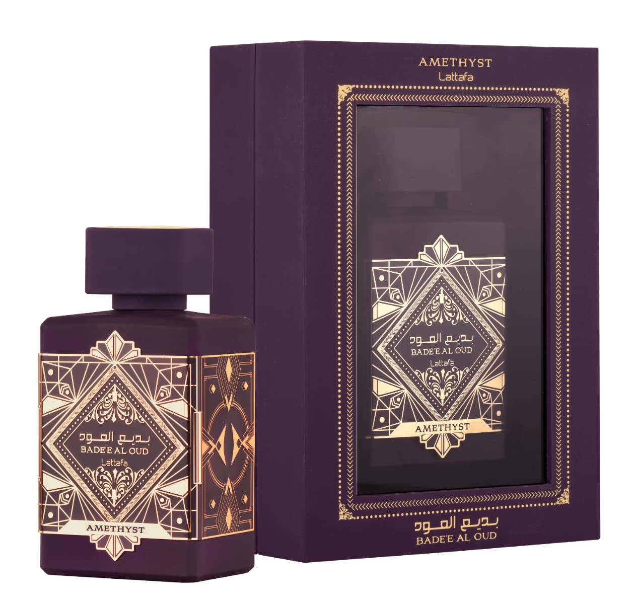 Perfume Lattafa Perfumes Bade'e Al Oud Amethyst Eau De Parfum 100 Ml - Venta Internacional