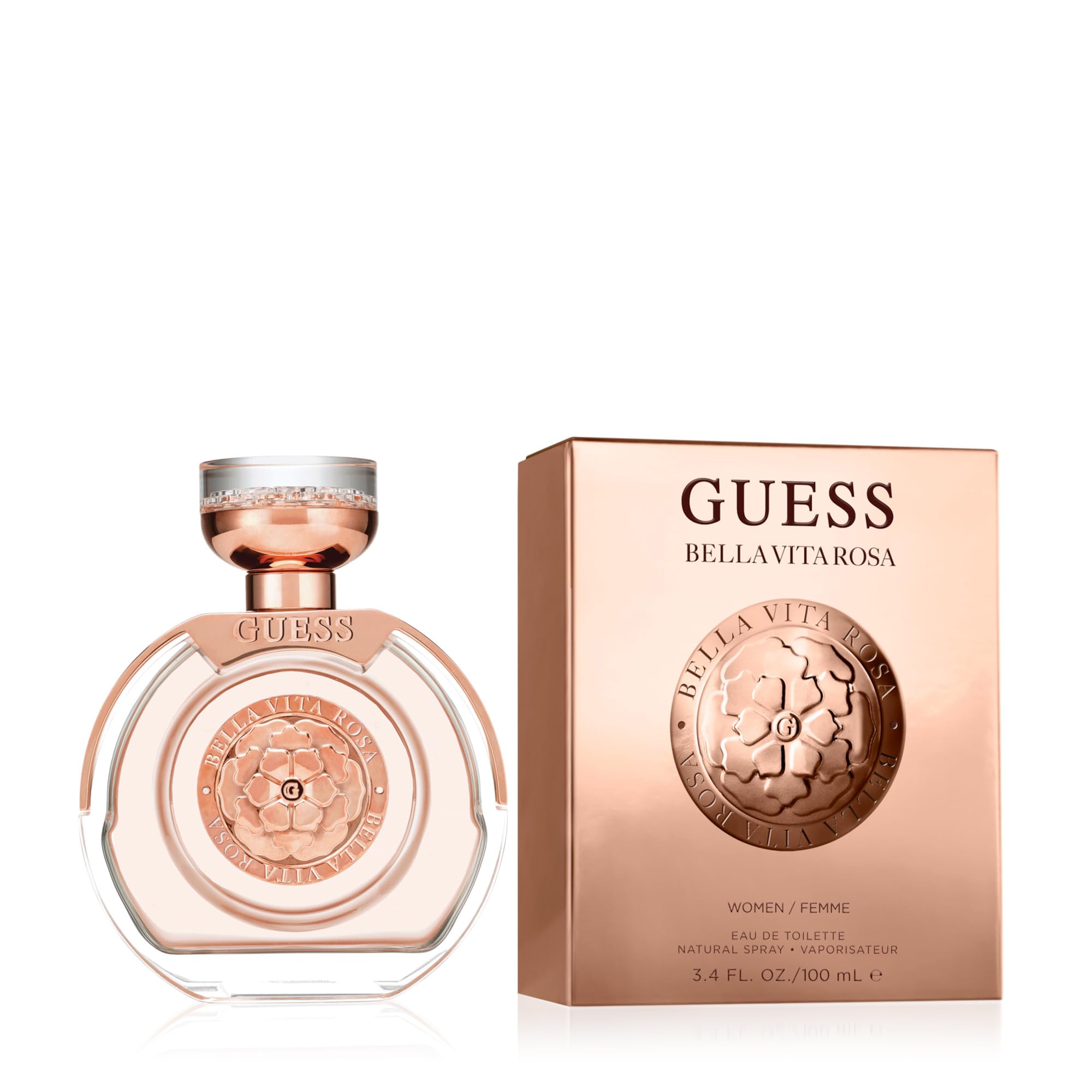Perfume Guess Bella Vita Rosa Edt En Aerosol 100 Ml Para Mujer - Venta Internacional.