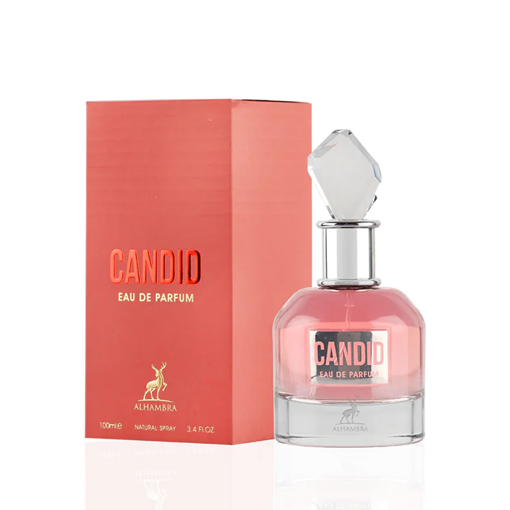 Perfume Lattafa Candid Maison Alhambra Chypre Floral Para Mujer - Venta Internacional.