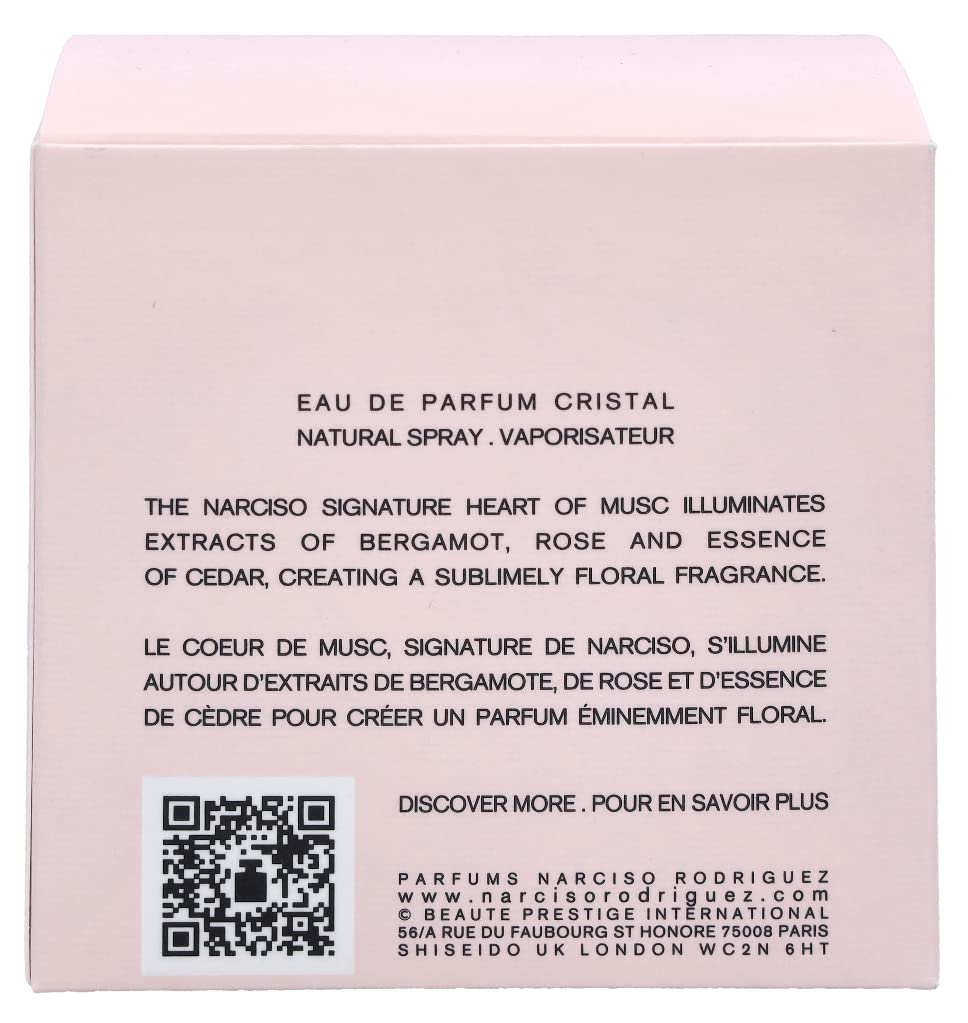 Foto 4 pulgar | Perfume Narciso Rodriguez Cristal Edp 50 Ml Para Mujer - Venta Internacional.