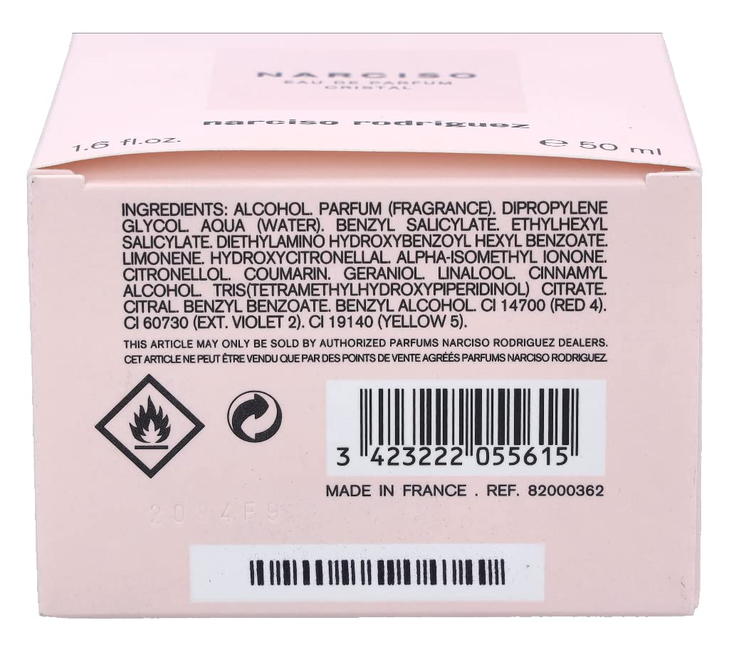 Foto 5 pulgar | Perfume Narciso Rodriguez Cristal Edp 50 Ml Para Mujer - Venta Internacional.