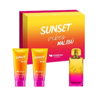 Foto 2 | Set Ferrioni Sunset Vibes Malibú Edt 3 Piezas