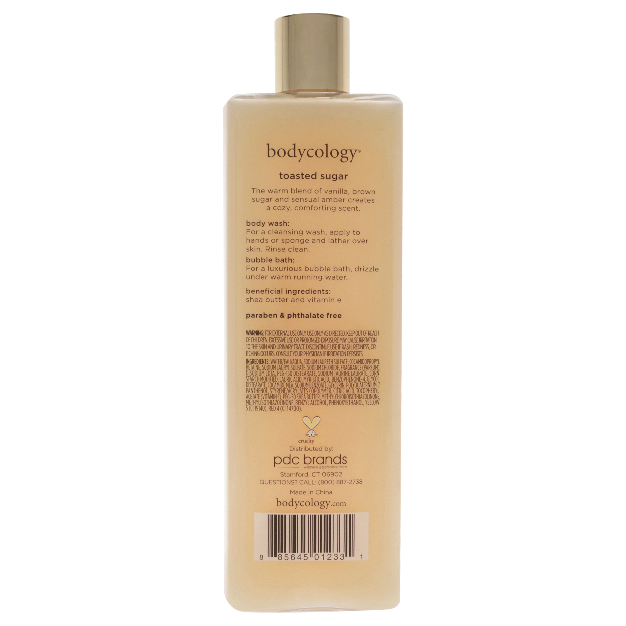 Foto 4 pulgar | Gel de Baño Bodycology Toasted Sugar para Mujer 473 ml- Venta Internacional