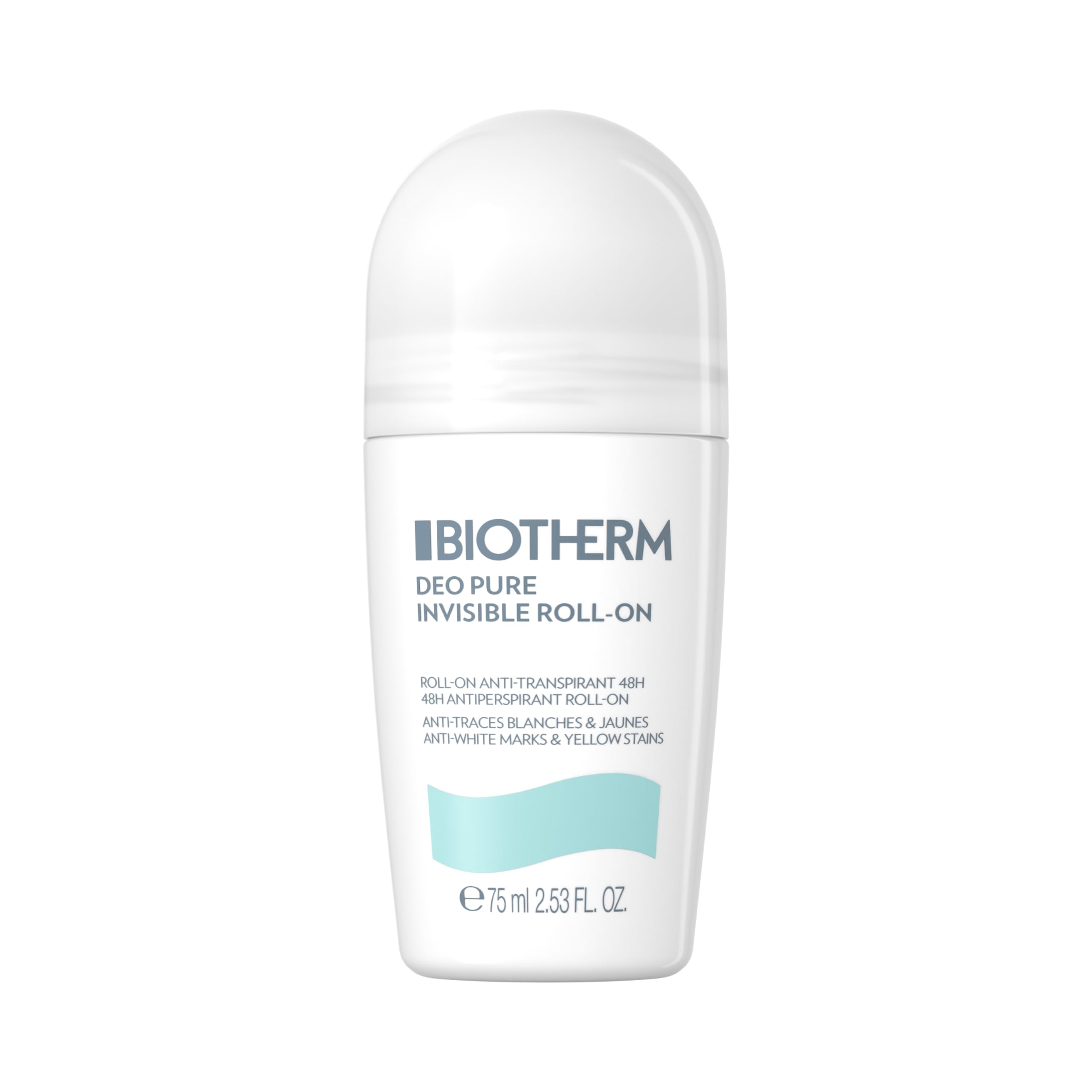 Antitranspirante Roll-On Biotherm Deo Pure Invisible 75 ml - Venta Internacional