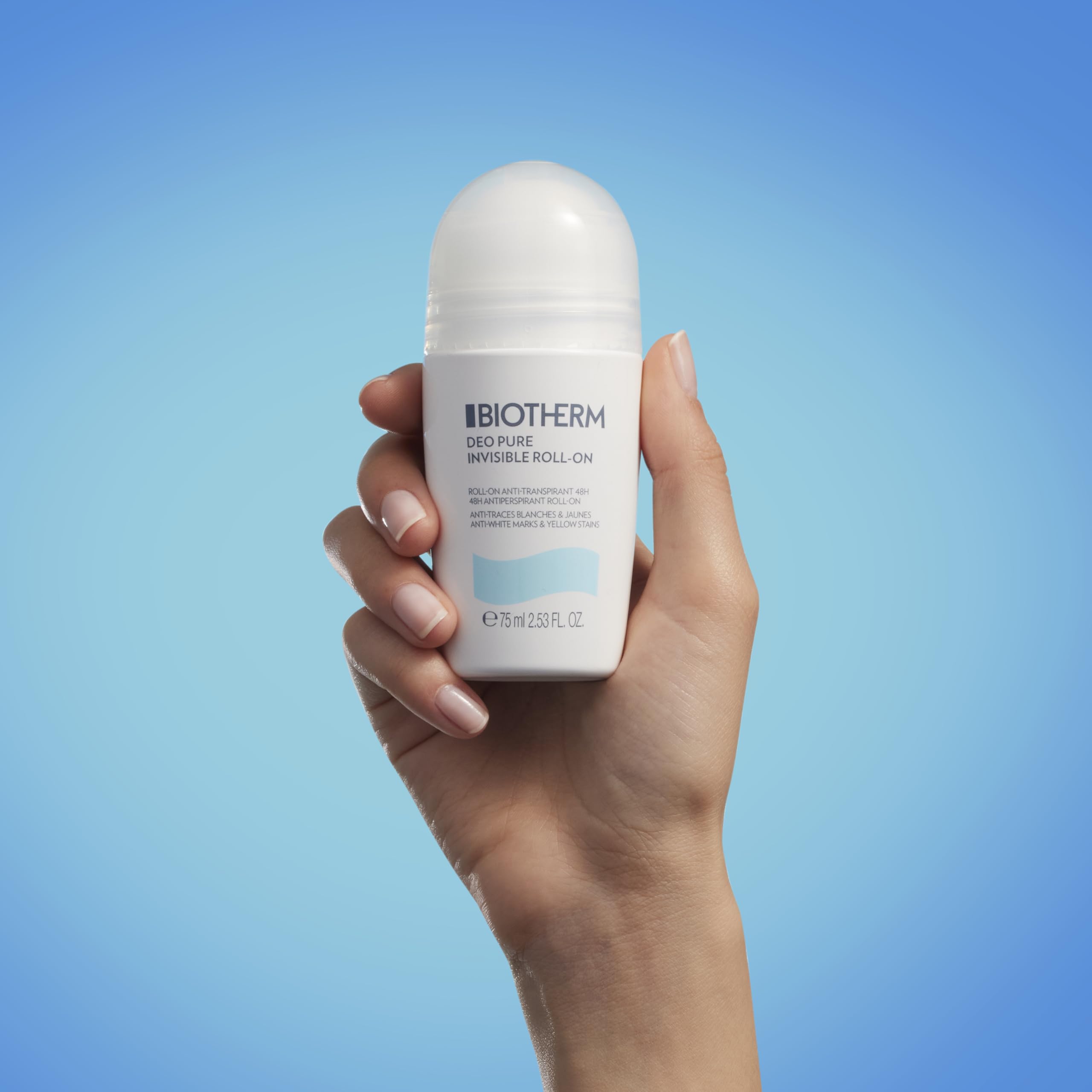 Foto 3 pulgar | Antitranspirante Roll-On Biotherm Deo Pure Invisible 75 ml - Venta Internacional