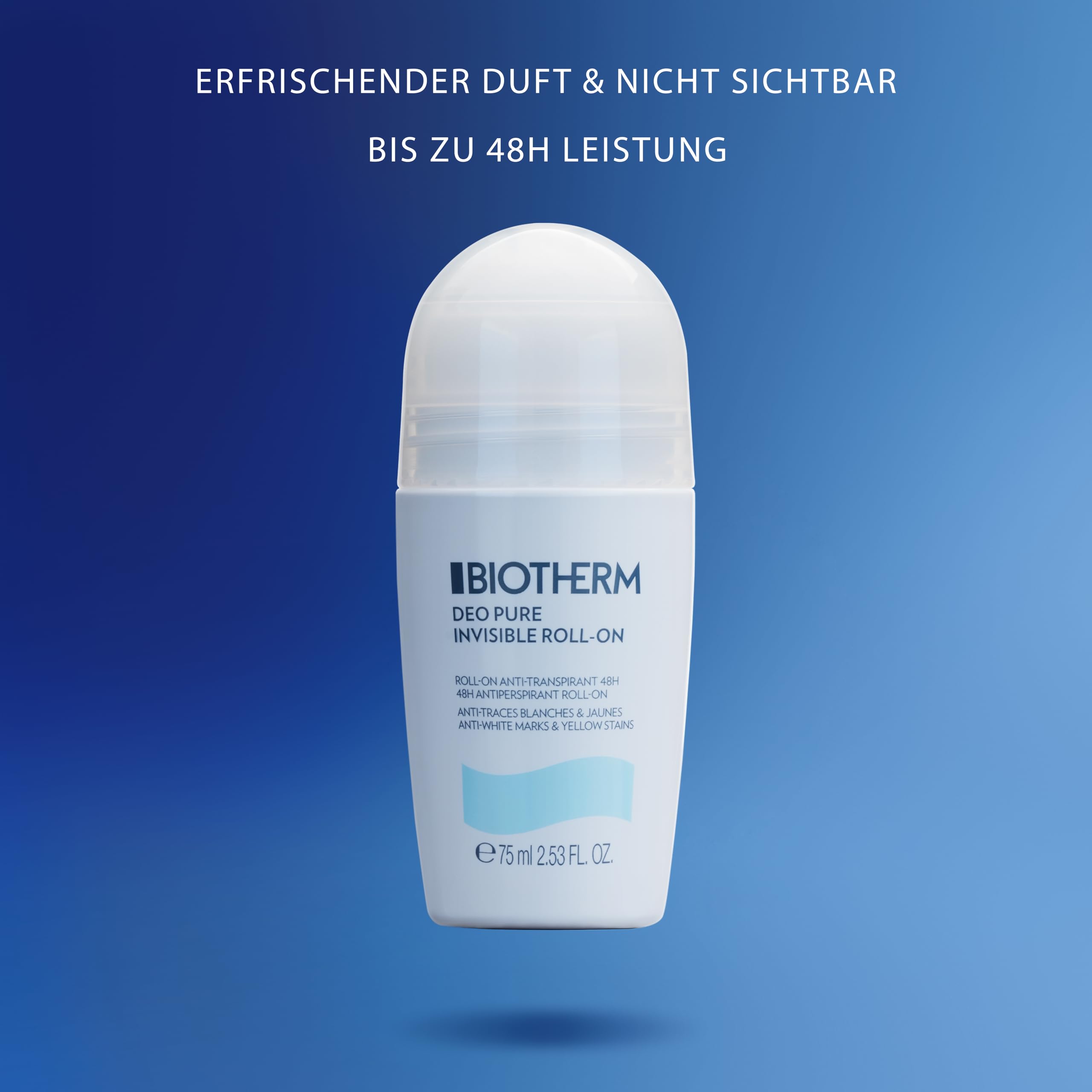 Foto 5 pulgar | Antitranspirante Roll-On Biotherm Deo Pure Invisible 75 ml - Venta Internacional