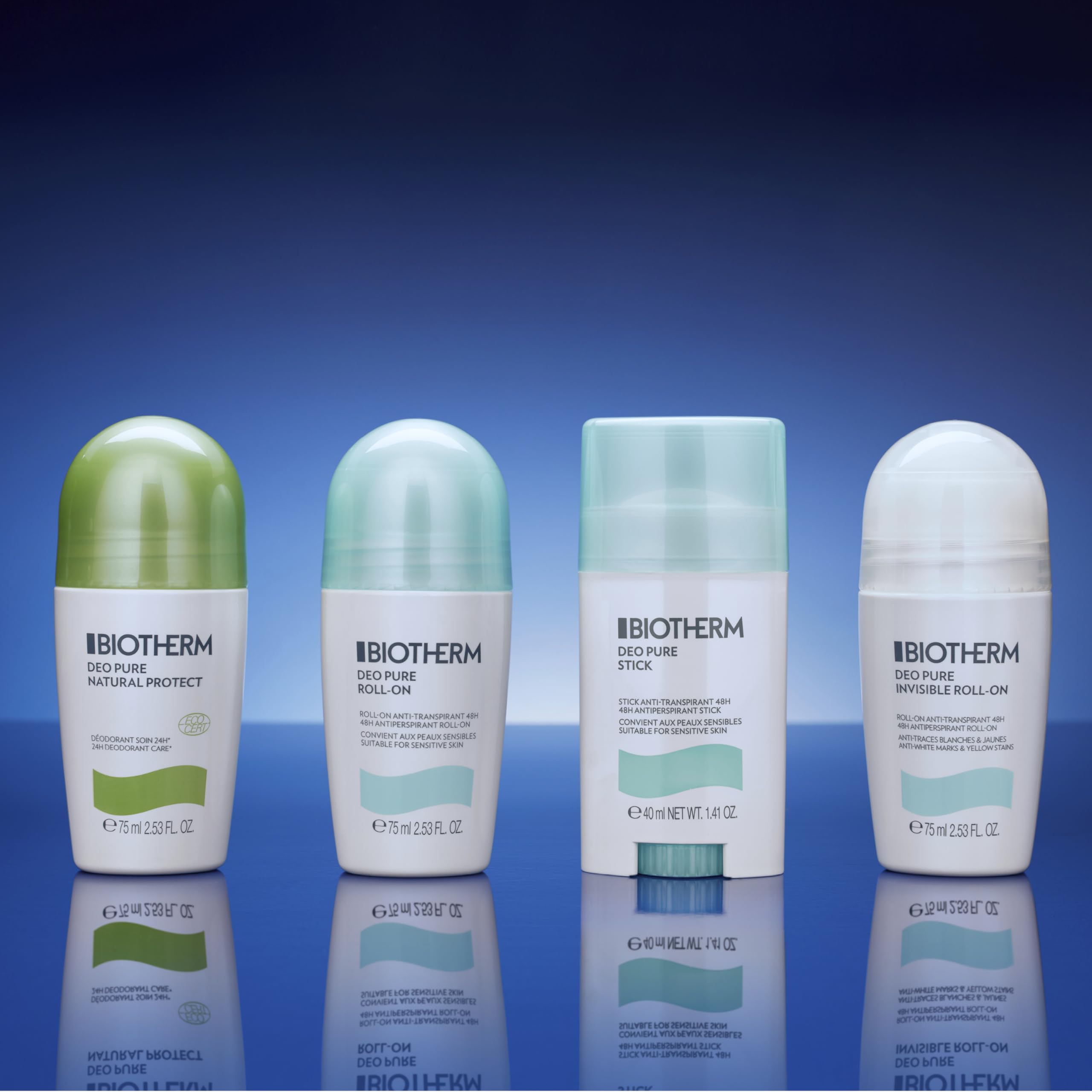 Foto 6 pulgar | Antitranspirante Roll-On Biotherm Deo Pure Invisible 75 ml - Venta Internacional