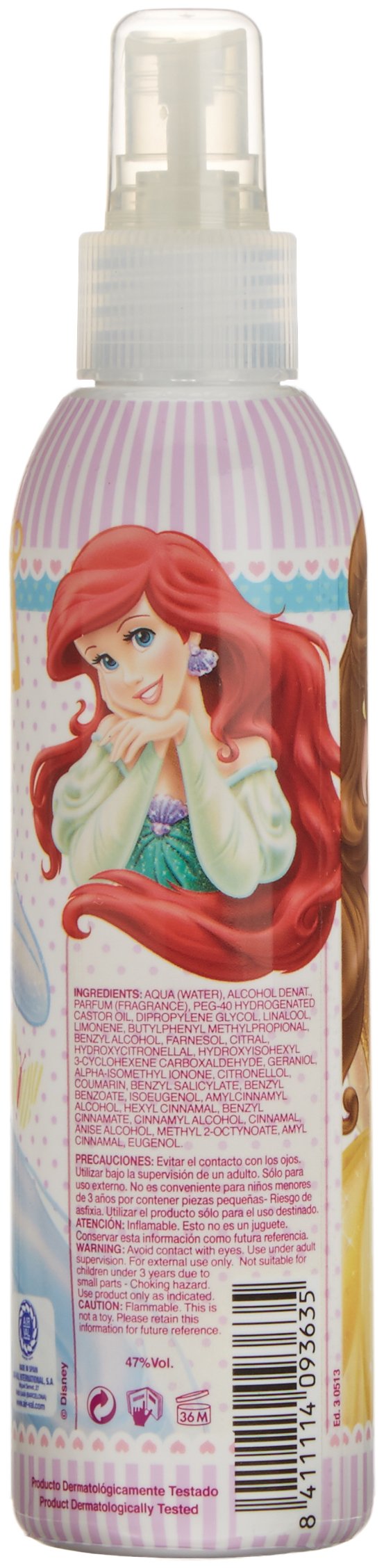 Foto 3 pulgar | Perfume Disney Princess Eau De Cologne 200 Ml Para Niñas - Venta Internacional.