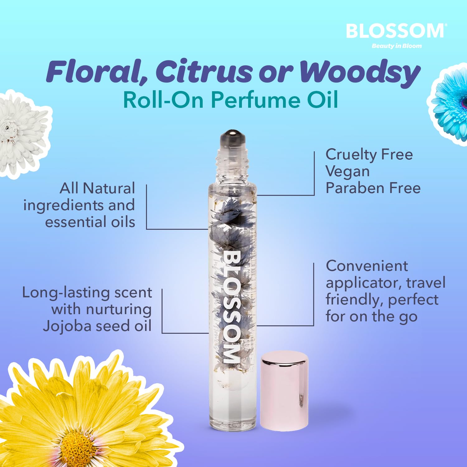 Foto 8 pulgar | Aceite Roll-On Rollerball de Perfume Blossom 5,9 ml con Vainilla y Ámbar - Venta Internacional