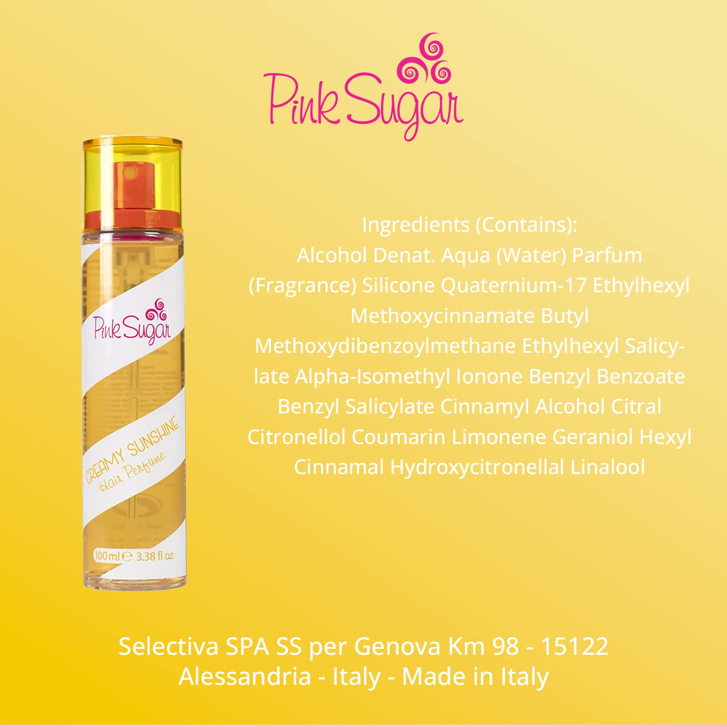 Foto 4 pulgar | Perfume Para El Cabello Pink Sugar Creamy Sunshine 100 Ml - Venta Internacional.