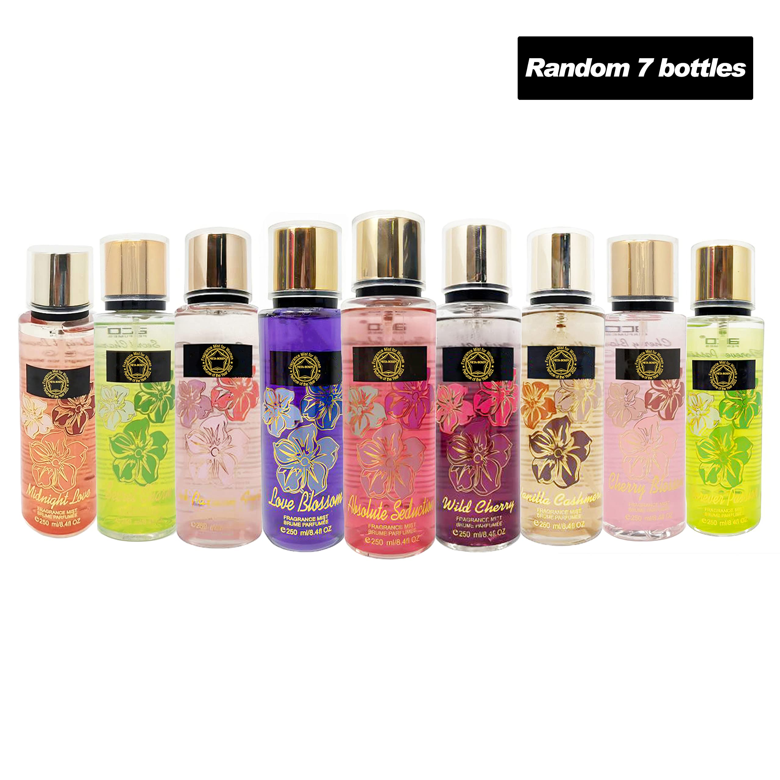 Foto 3 pulgar | Spray Corporal Fragrance Mist Meta-bosem Para Mujer, 250 Ml (7 Botellas) - Venta Internacional.