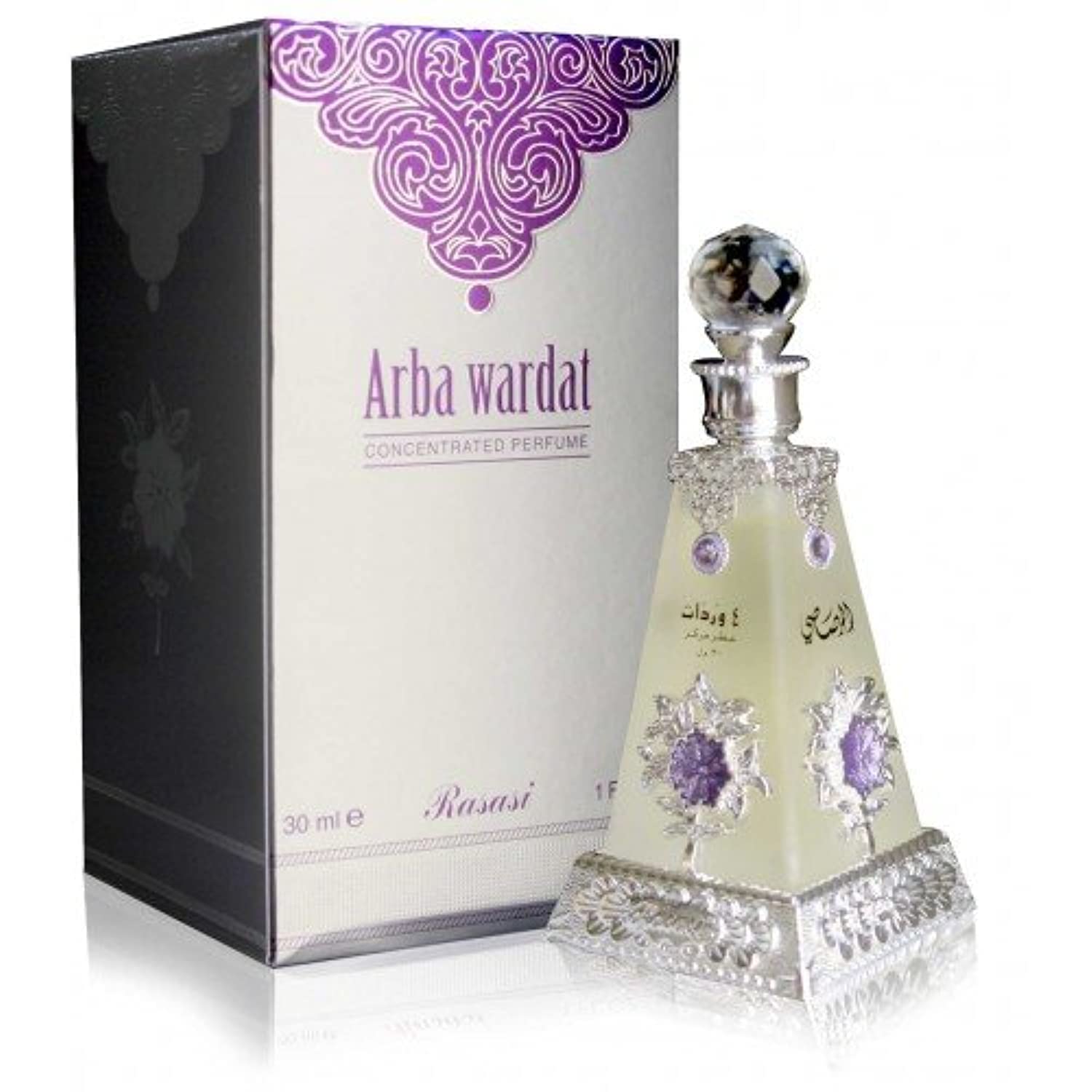 Aceite de Perfume Rasasi Arba Wardat para Mujer 30 ml - Venta Internacional