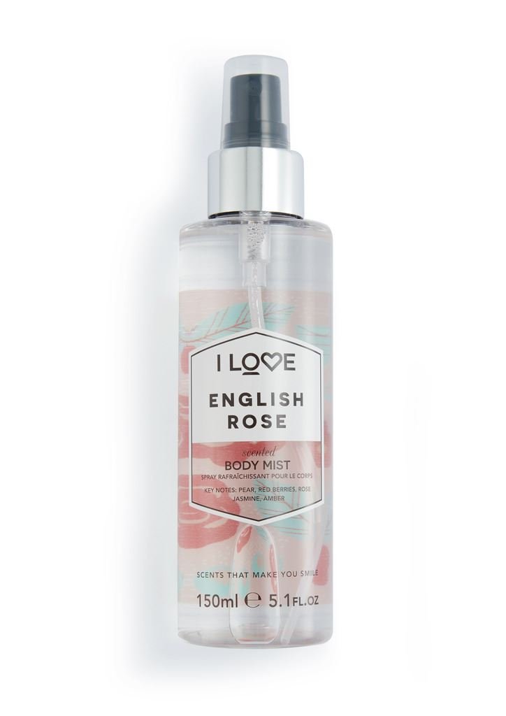 Foto 3 pulgar | Perfume Body Mist I Love English Rose con Aroma a Rosa Inglesa 150 ml con Extractos Naturales - Venta Internacional