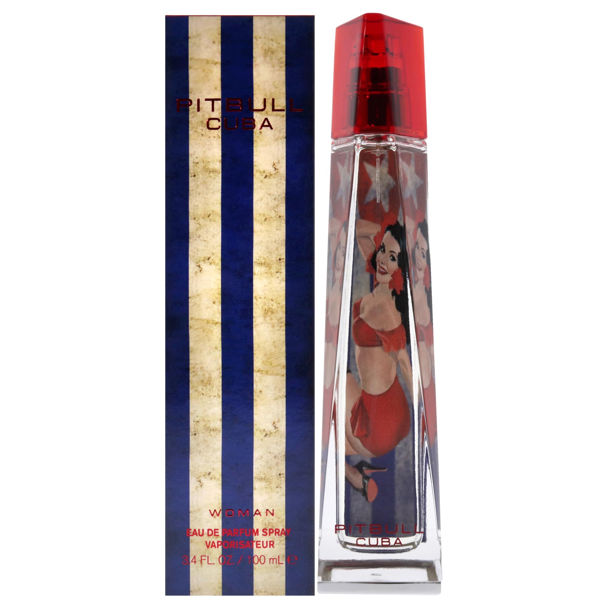 Perfume Pitbull Cuba Edp Spray 100 Ml Para Mujer - Venta Internacional.
