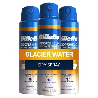 Foto 1 | Desodorante Gillette Aluminum Free Dry Spray Para Hombre 130 Ml X3 - Venta Internacional.