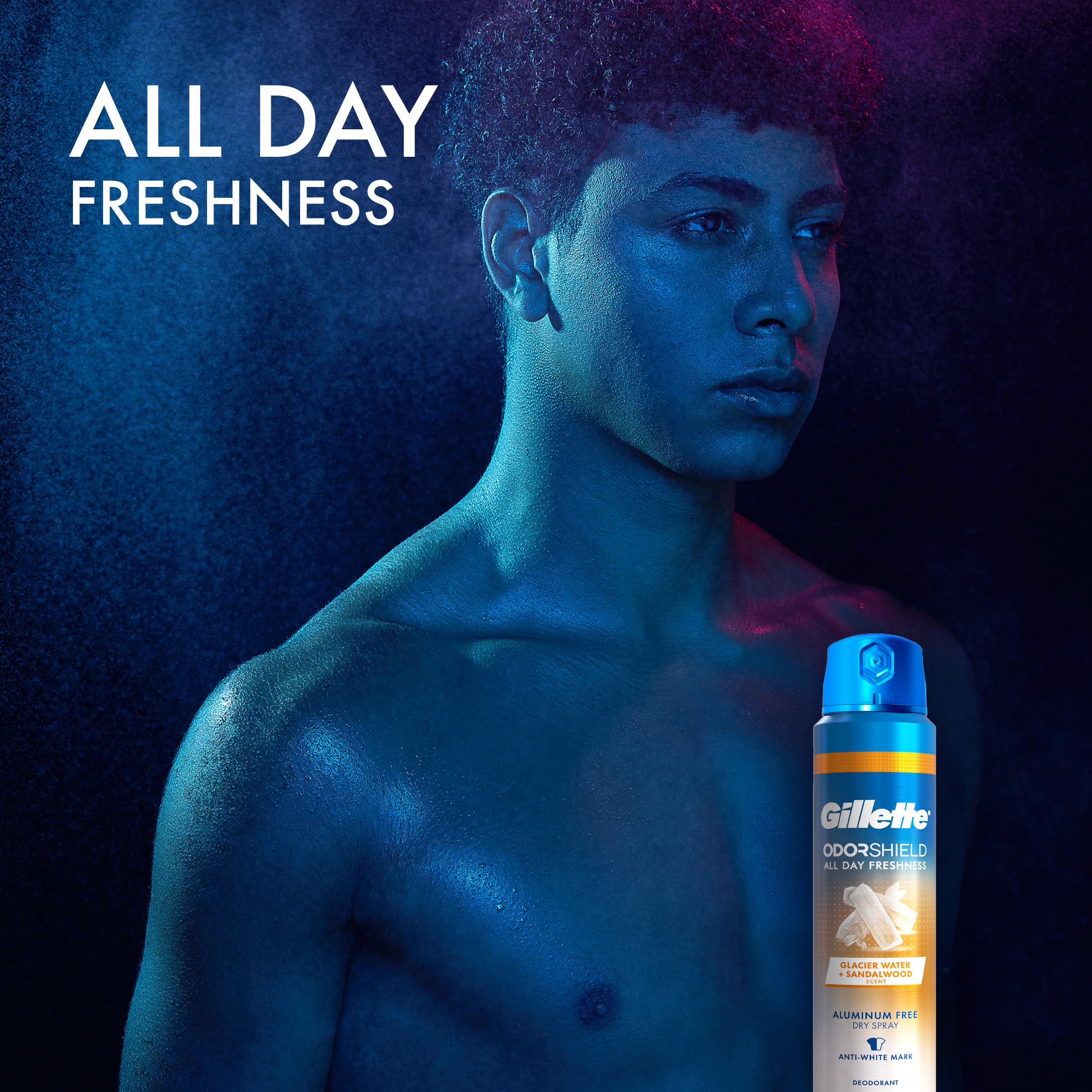 Foto 5 pulgar | Desodorante Gillette Aluminum Free Dry Spray Para Hombre 130 Ml X3 - Venta Internacional.