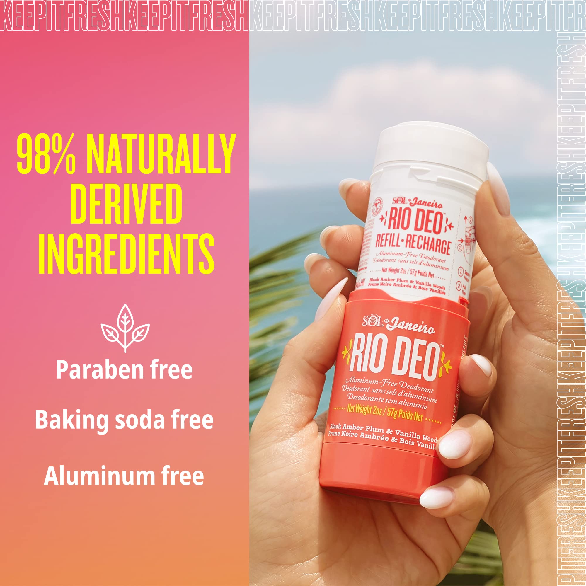 Foto 8 pulgar | Cartucho de Recambio Desodorante Sol de Janeiro Rio Deo 40 ml - Venta Internacional