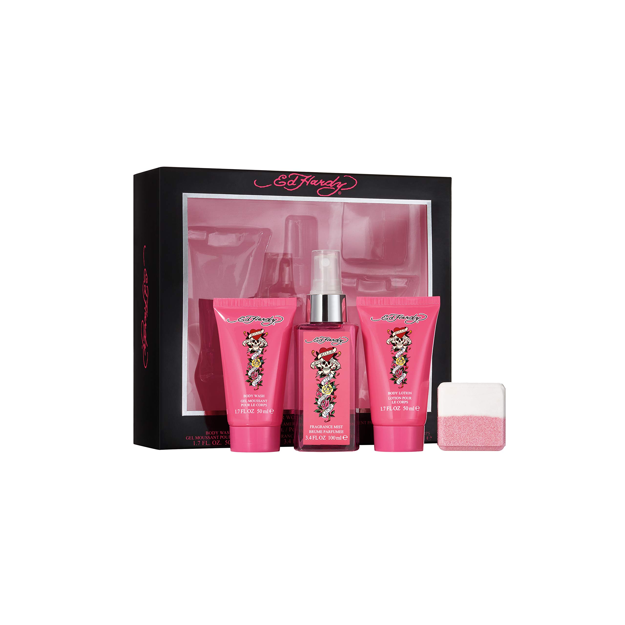 Foto 3 pulgar | Set De Regalo De Perfume Ed Hardy Para Mujer Con Fragancia En Aerosol De 100 Ml - Venta Internacional.