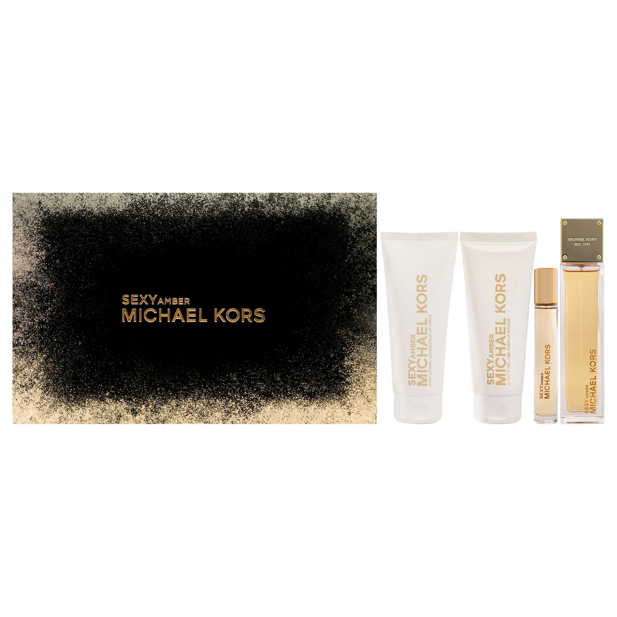 Foto 2 pulgar | Estuche para Mujer Michael Kors Sexy Amber 4 Piezas-Venta Internacional