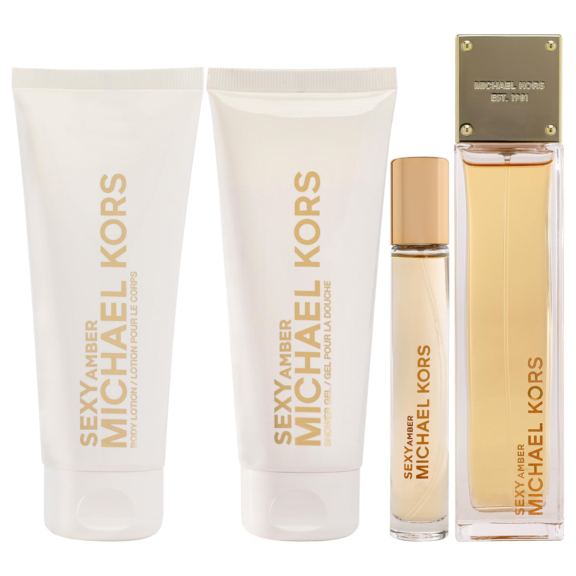 Foto 3 pulgar | Estuche para Mujer Michael Kors Sexy Amber 4 Piezas-Venta Internacional