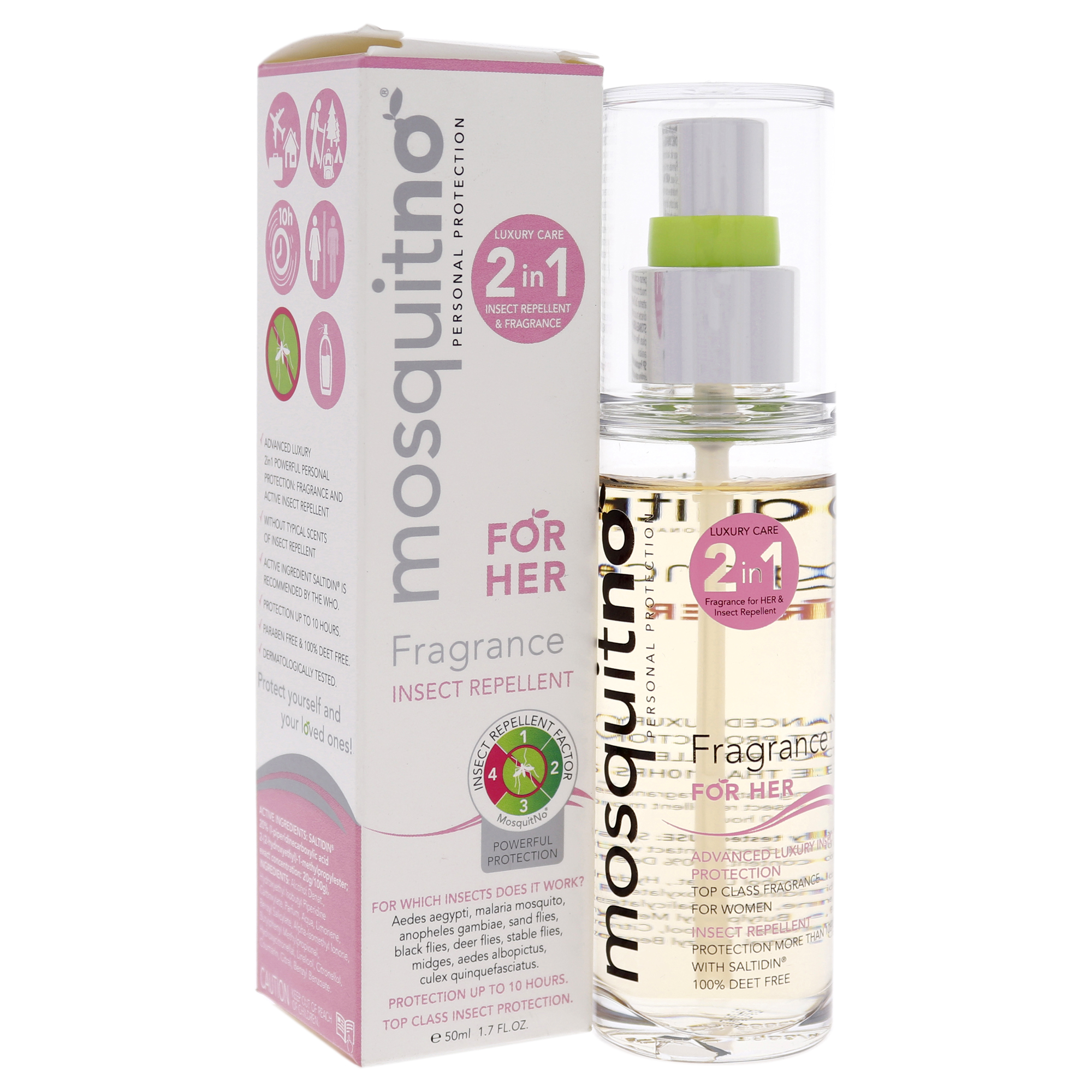 Foto 4 pulgar | Perfume Mosquitno Fragrance Her Para Mujer, 50 Ml - Venta Internacional.