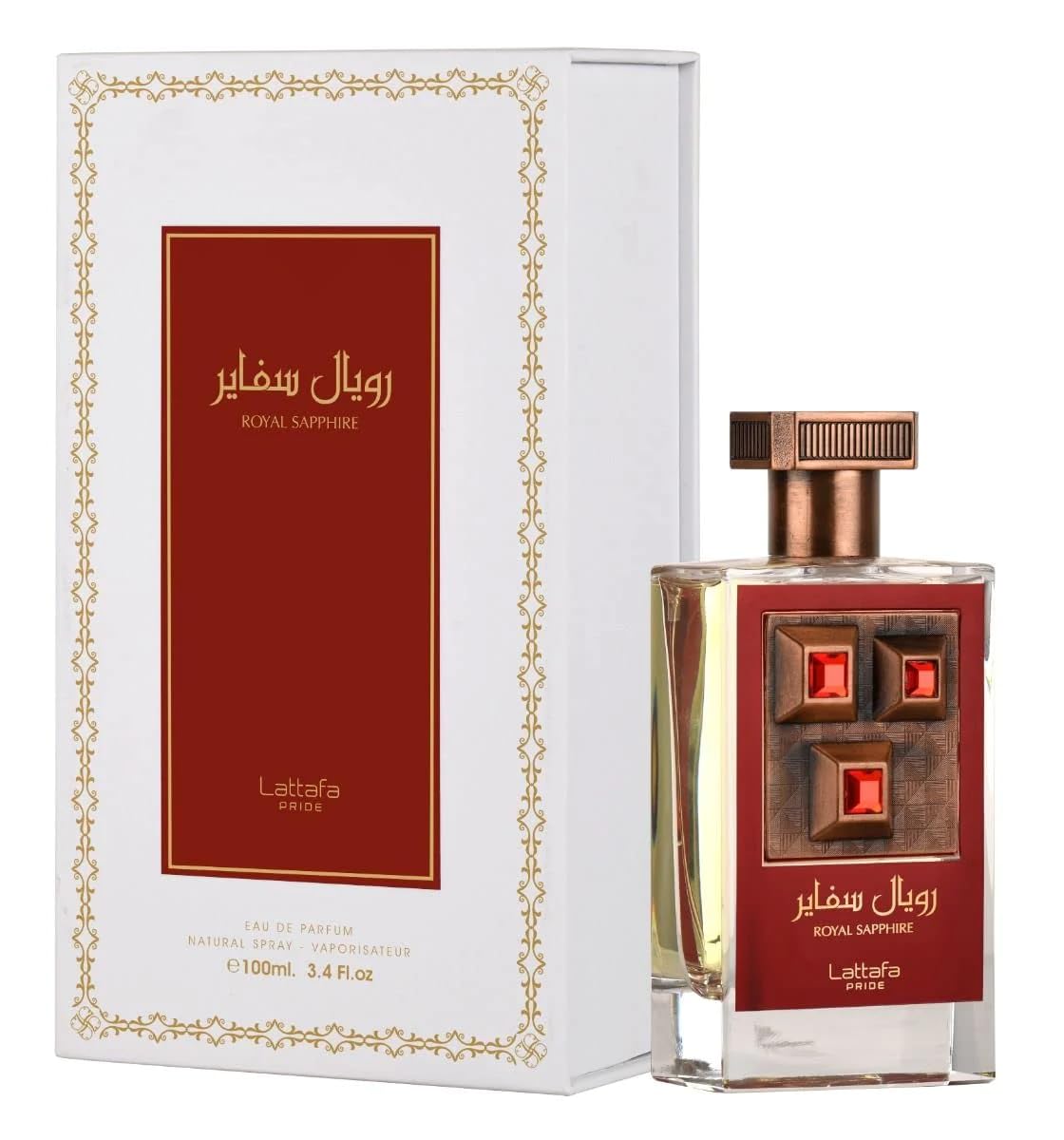 Foto 2 pulgar | Perfume Lattafa Perfumes Royal Sapphire Eau De Parfum, 100 Ml - Venta Internacional.