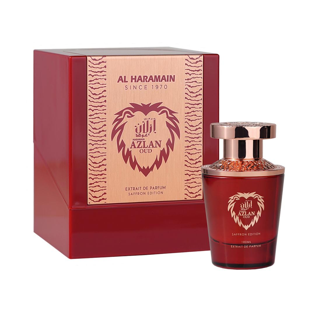 Perfume Al Haramain Azlan Oud Edición Azafrán, 100 Ml, Unisex - Venta Internacional.