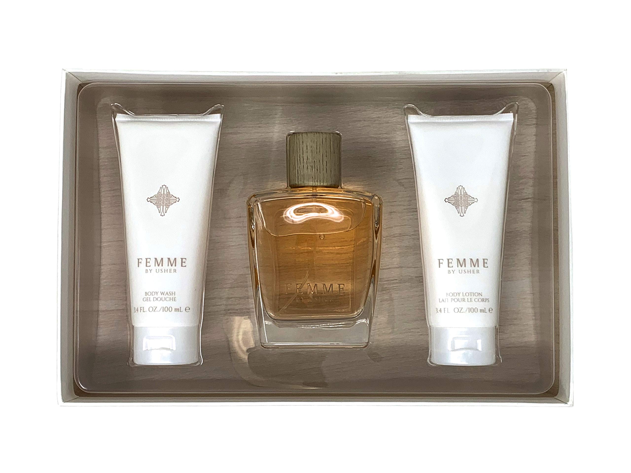 Foto 2 pulgar | Set De Regalo De Perfume Usher Femme Eau De Parfum 100 Ml Para Mujer - Venta Internacional.