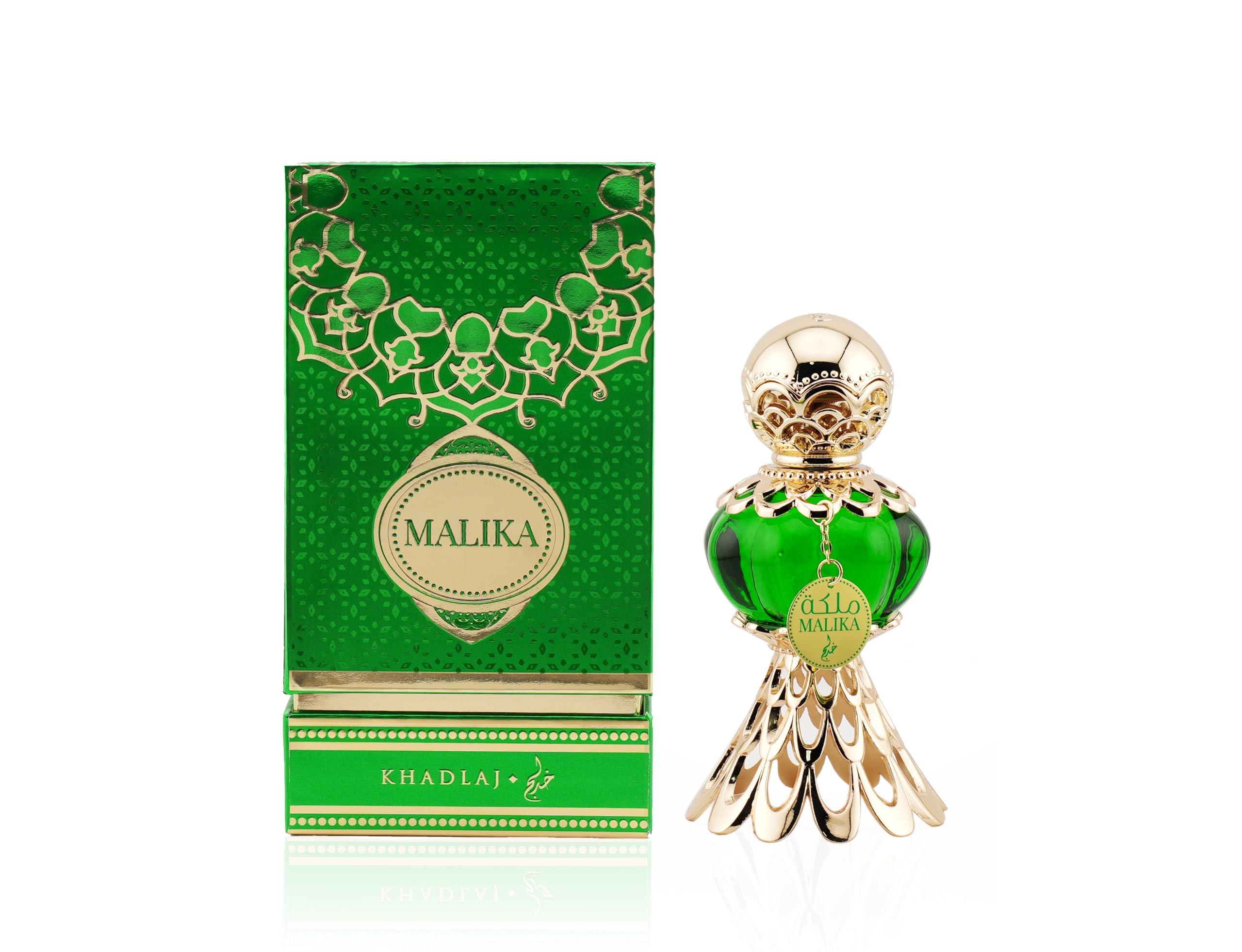 Foto 2 pulgar | Perfume Khadlaj Perfumes Malika Green Aceite Concentrado 20 Ml - Venta Internacional.