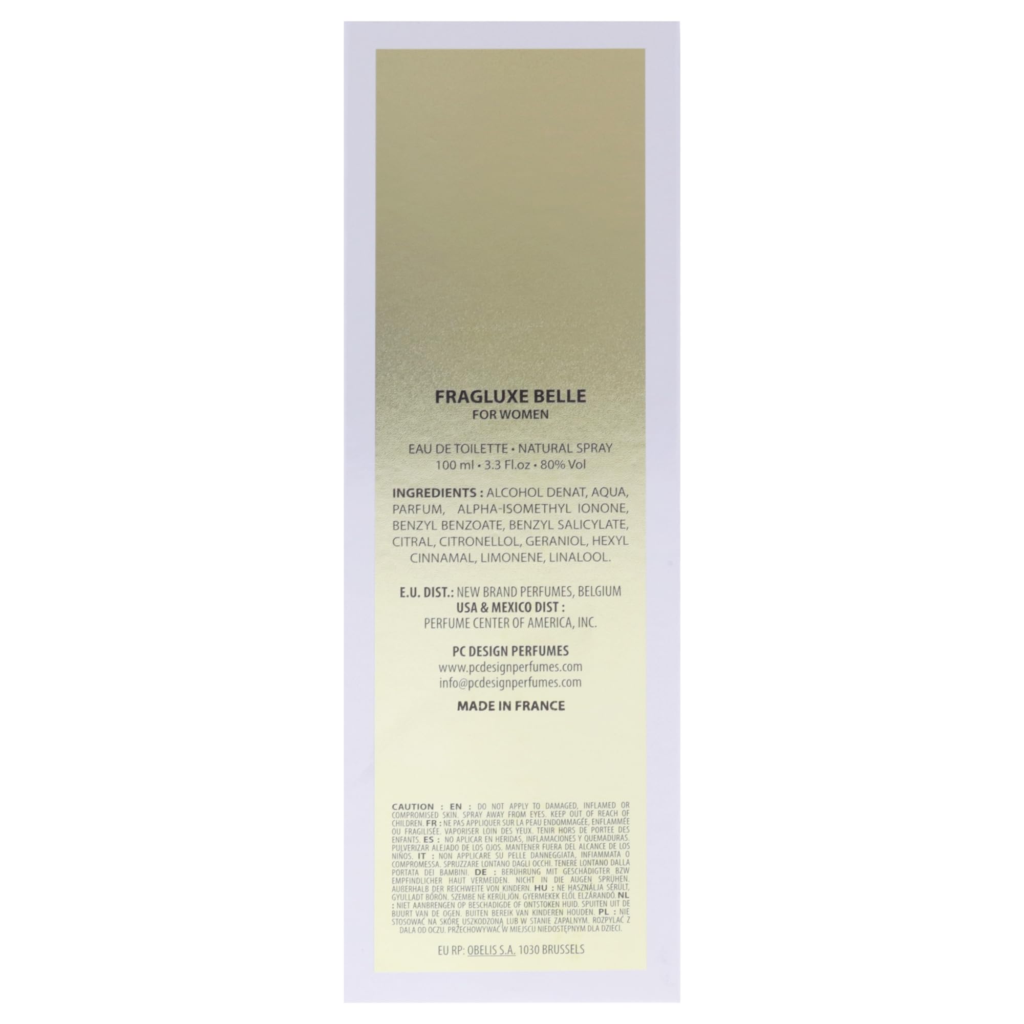 Foto 8 pulgar | Perfume Fragluxe Belle Edt En Aerosol 100 Ml Para Mujer - Venta Internacional.