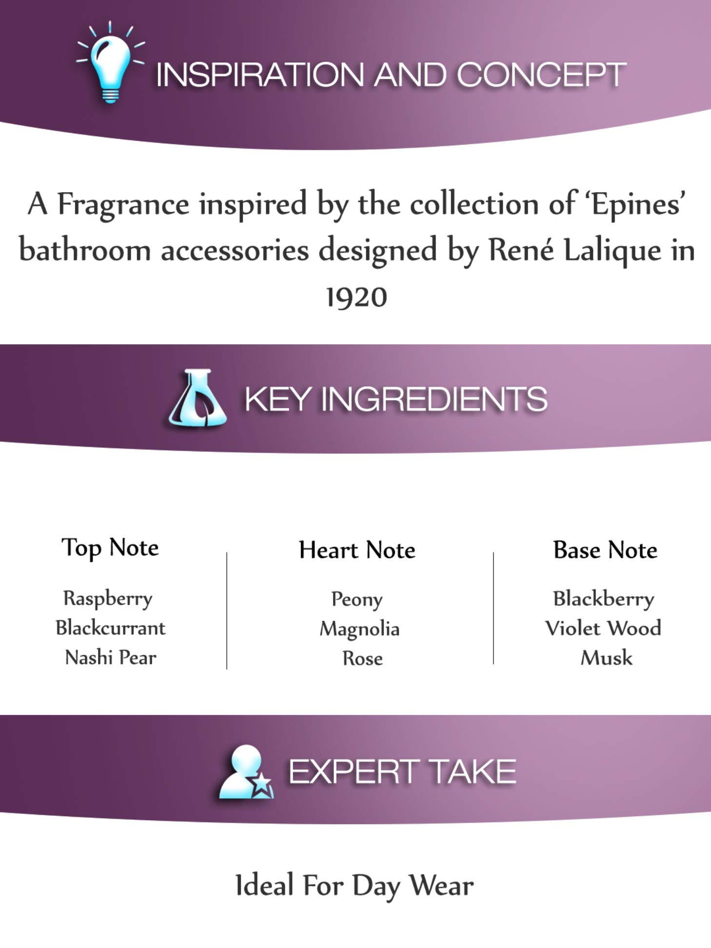 Foto 4 pulgar | Perfume Lalique Amethyst Eclat Eau De Parfum Para Mujer, 100 Ml - Venta Internacional.