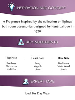 Foto 3 | Perfume Lalique Amethyst Eclat Eau De Parfum Para Mujer, 100 Ml - Venta Internacional.
