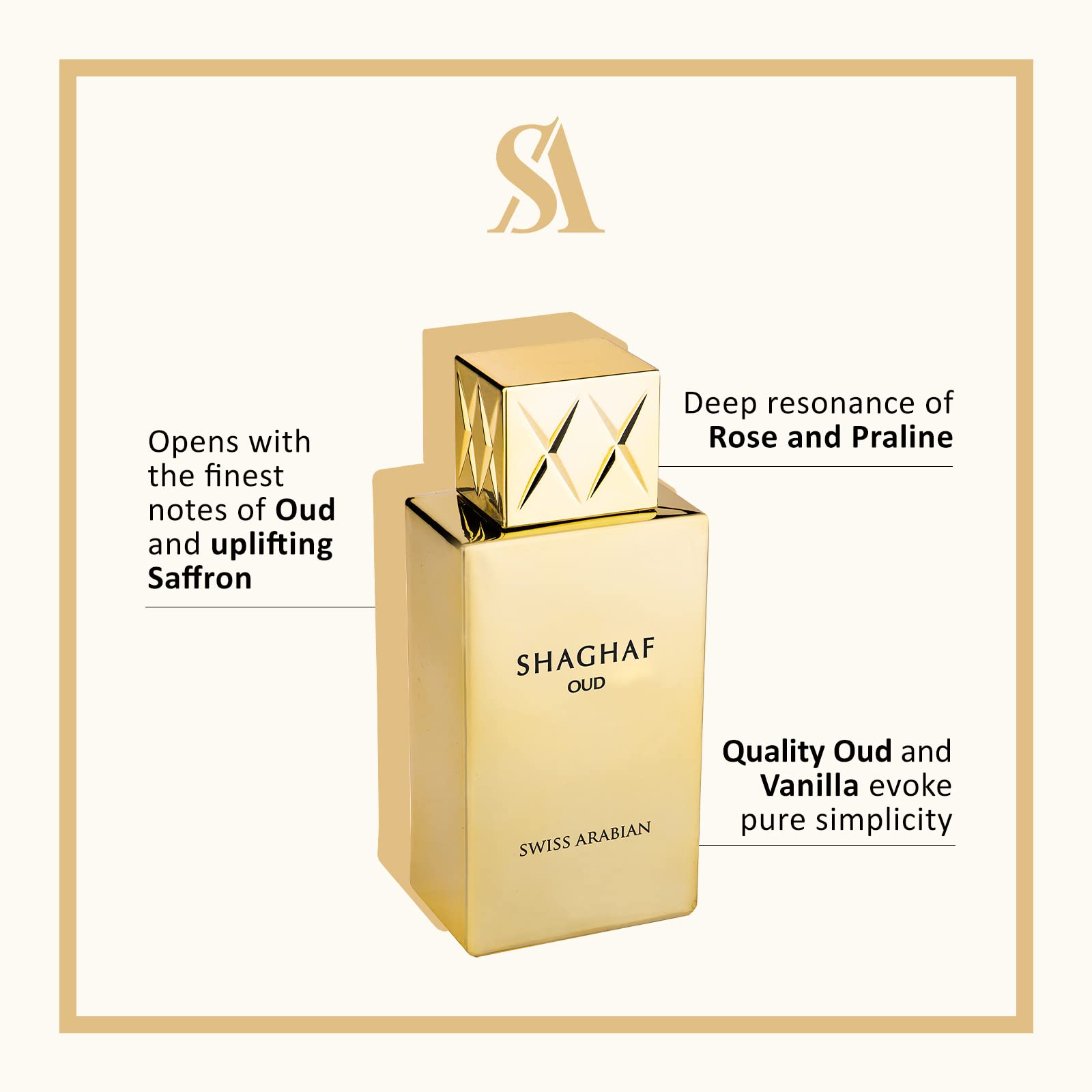 Foto 3 pulgar | Perfume Swiss Arabian Shaghaf Oud Edp 75 ml Unisex-Venta Internacional